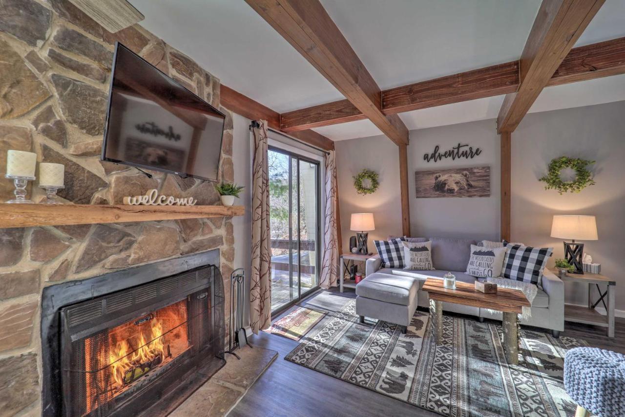 Banner Elk Mountain Retreat With Deck And Fireplace Екстериор снимка